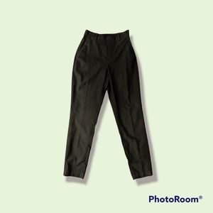 Uniqlo black straight leg dress pants